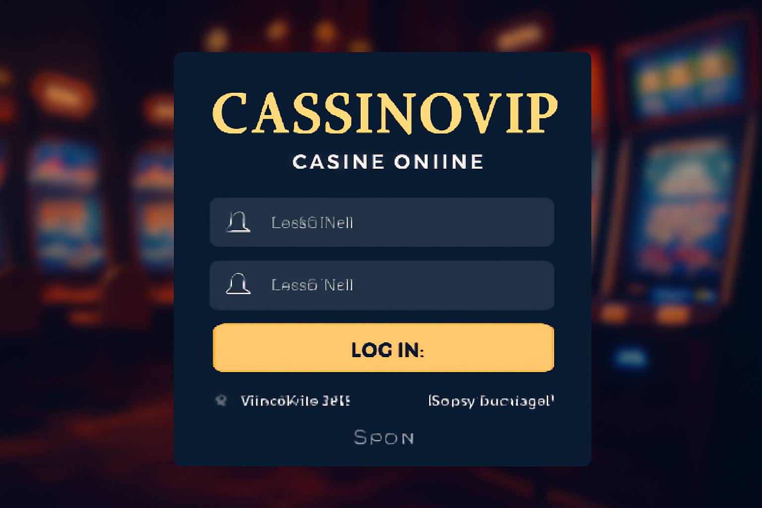 Login no Cassino CASSINOVIP